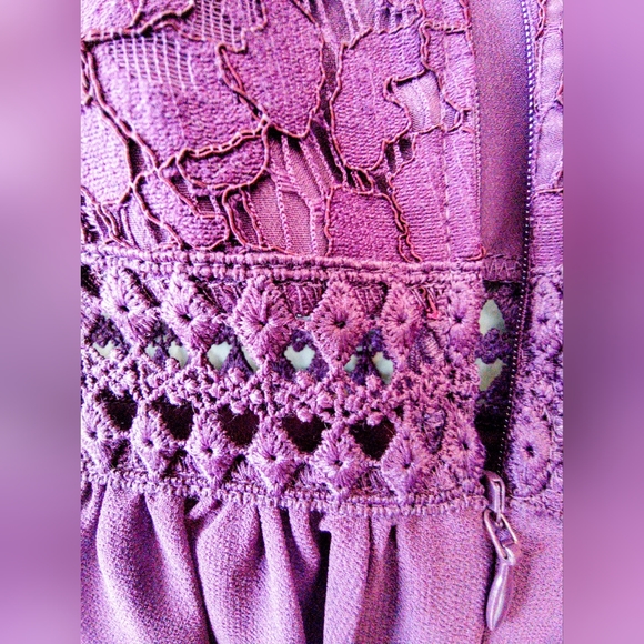 NWT Truth and Fable Lilac Evening Long Dress - Picture 5 of 11